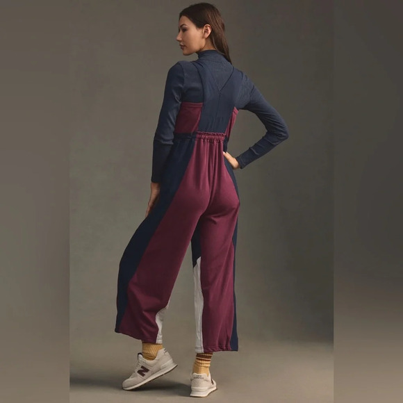 NWOT Daily Practice by Anthropologie Colorblock
Utility Jumpsuit Plum - Picture 3 of 10